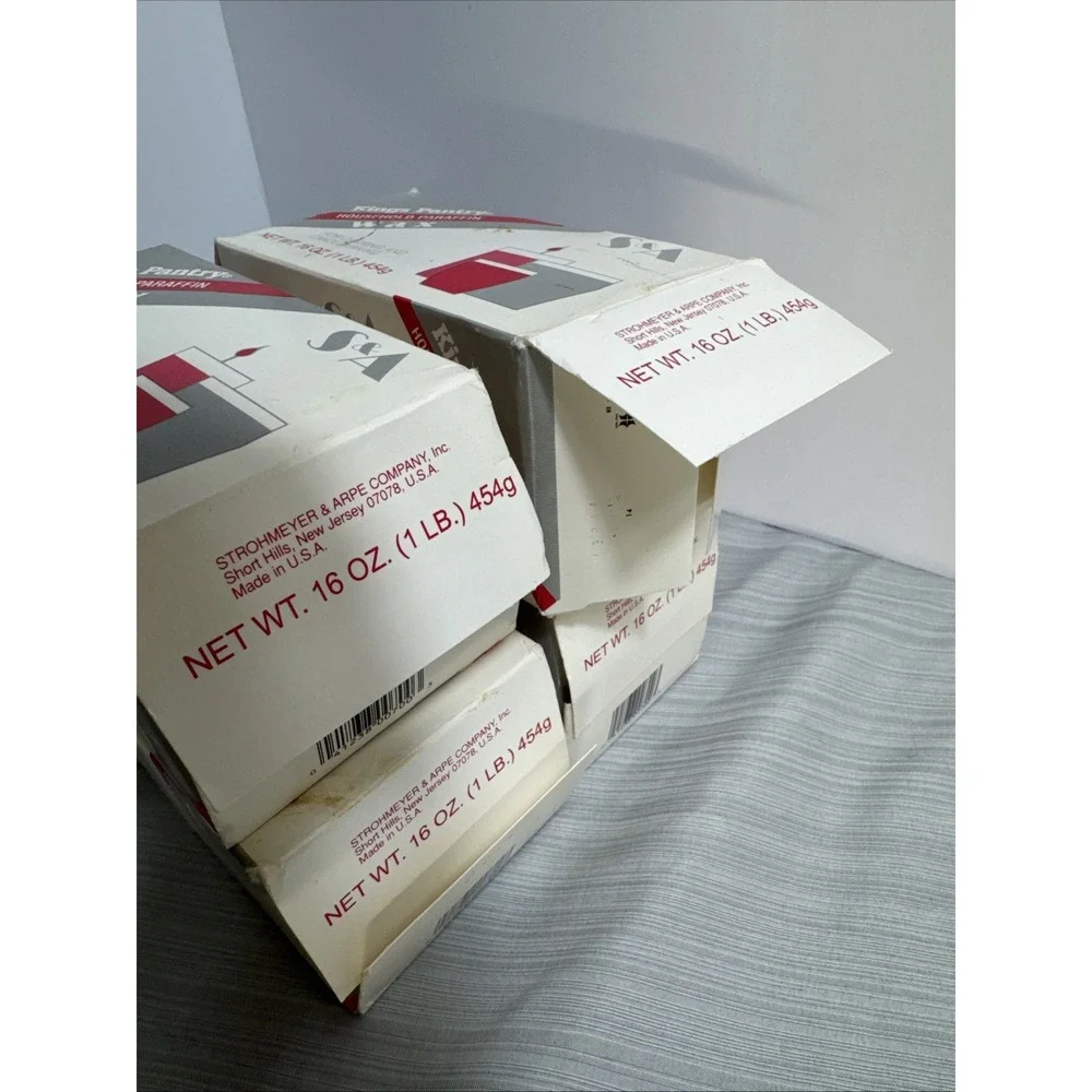 King's Pantry Household Paraffin Wax 1 Lb. - 4 Boxes